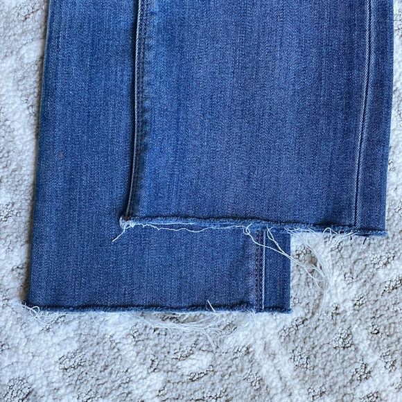 •Express• Distressed Mid-Rise Barely Boot Bootcut Jean - Picture 10 of 15